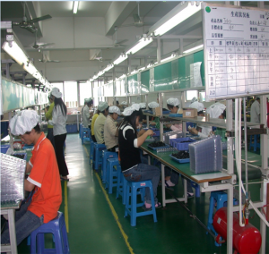 Semi-automatic production line